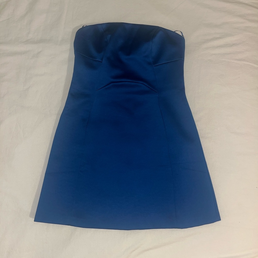 Topshop blue mini dress. Size 4.